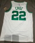 Maillot de Basket #22 Cruz Boston Celtics Blanc